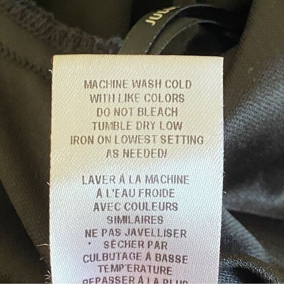 Julia Jordan Black Flutter Sleeve Stretch Jersey Wide Leg Jumpsuit Sz 12 - Picture 14 of 16